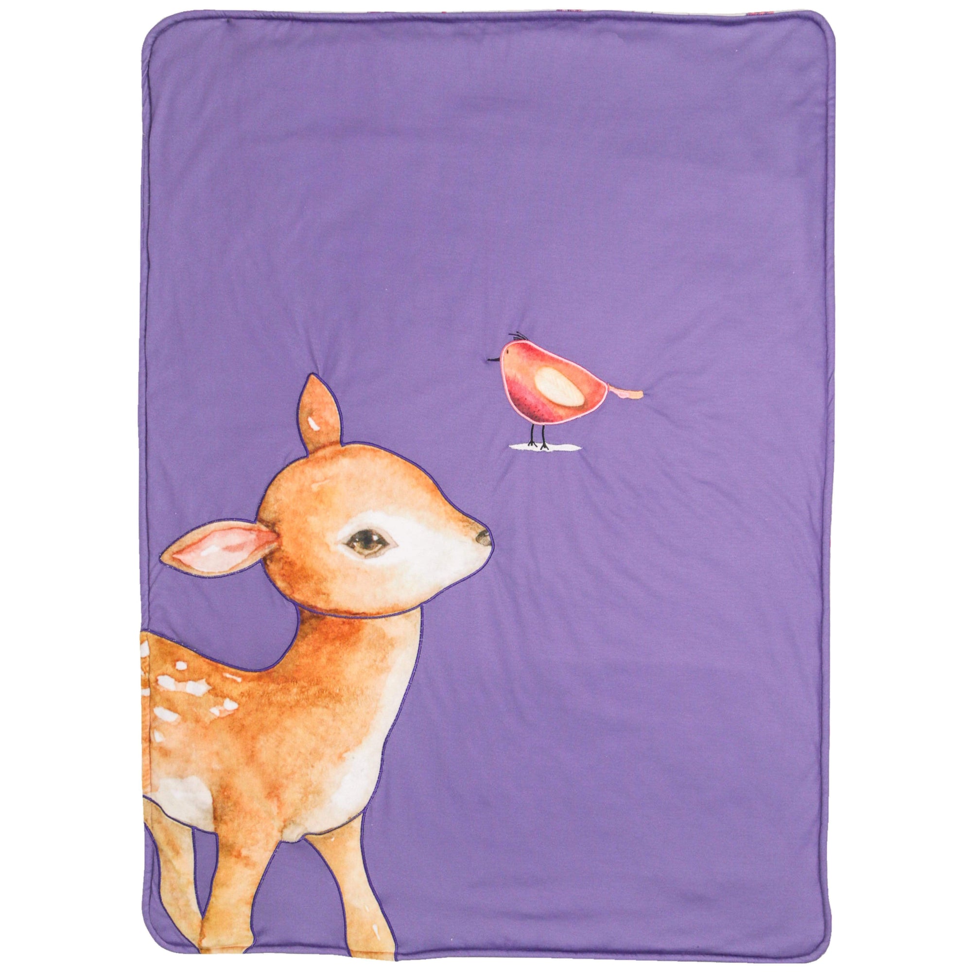Goosewaddle Ginger Deer Appliqué Baby Blanket