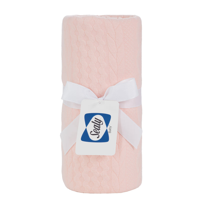 Sealy Baby Knit Blanket - Apricot Rose