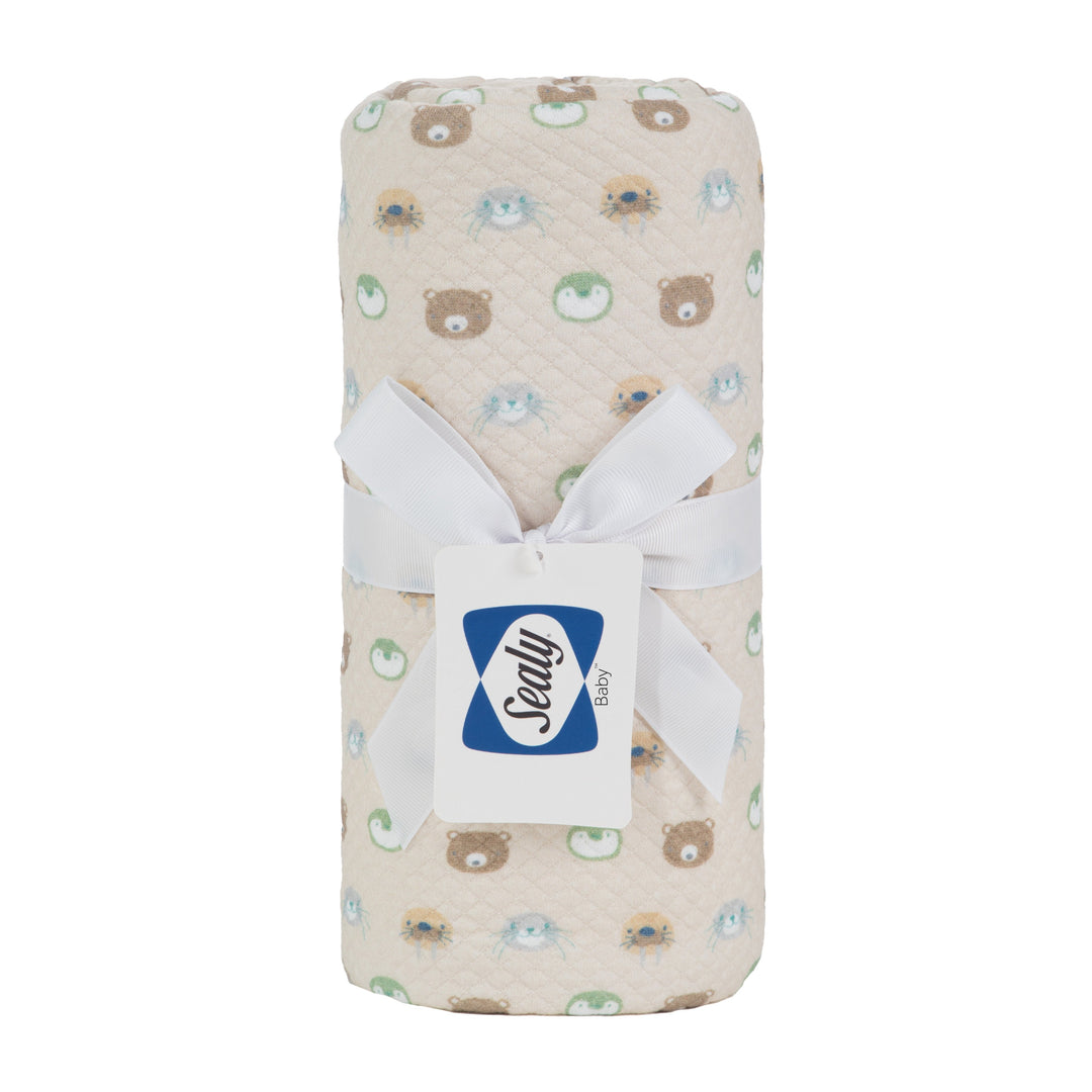 Sealy Baby Printed Knit Blanket