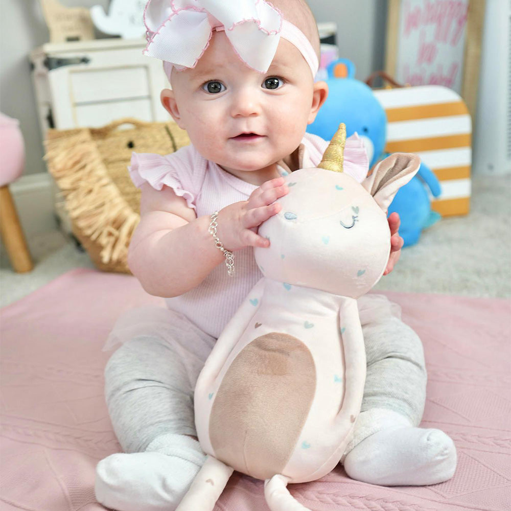 Cleo Unicorn Mini Printed Plush Goosewaddle Newborn Baby Blankets cleo-unicorn-mini-printed-plush-goosewaddle-newborn-baby-blankets