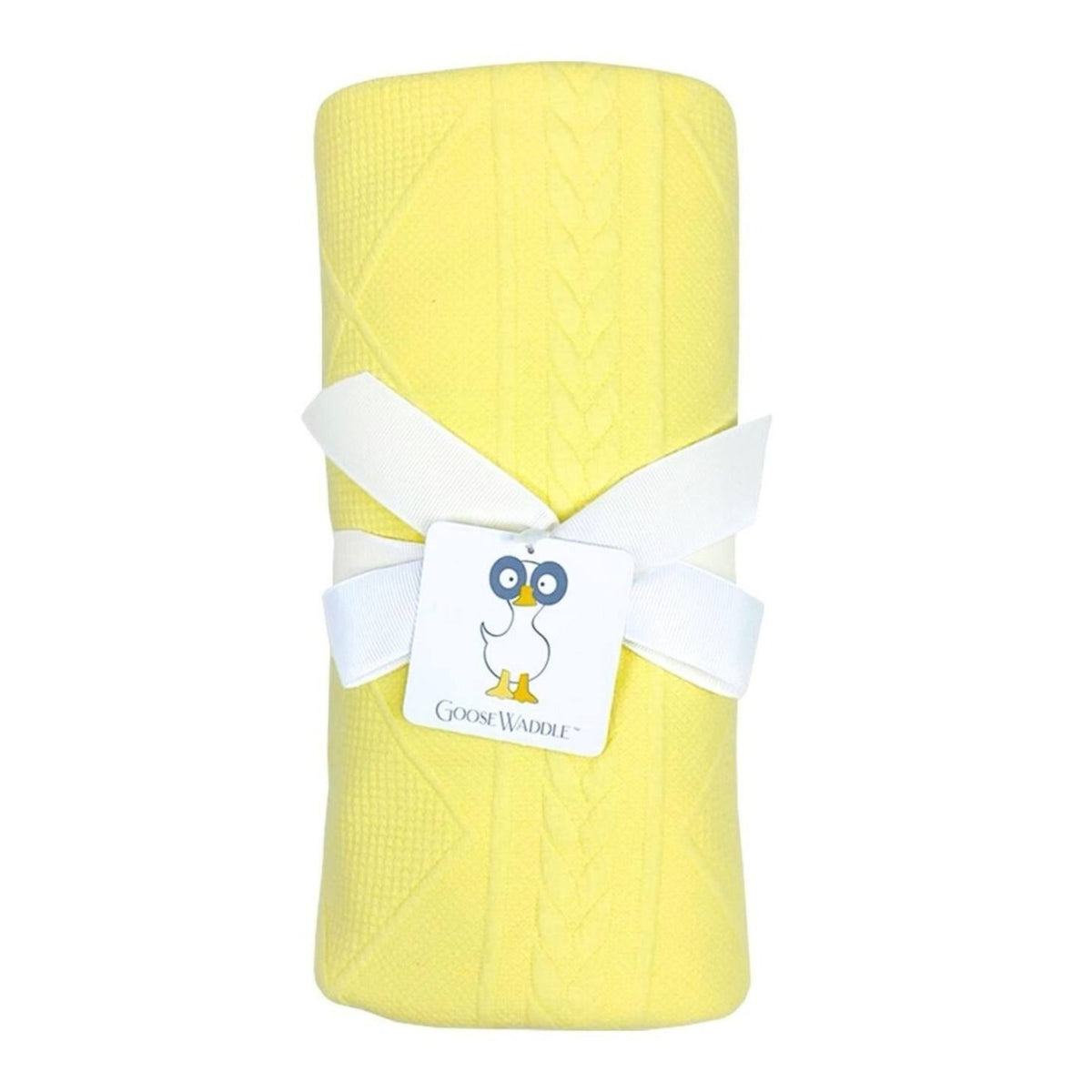 Yellow Knit Blanket