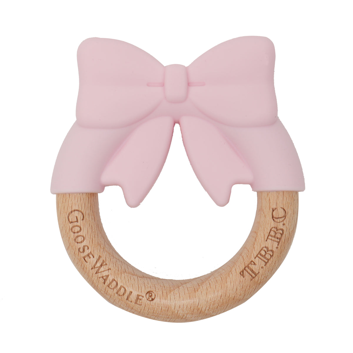 The Beaufort Bonnet Company Pink Bow Teether