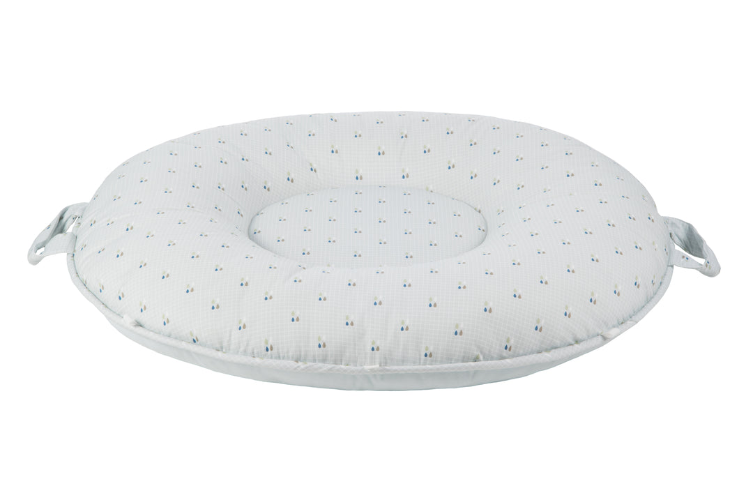 Sealy Children's Floor Cushion - Drops and Robin Blue