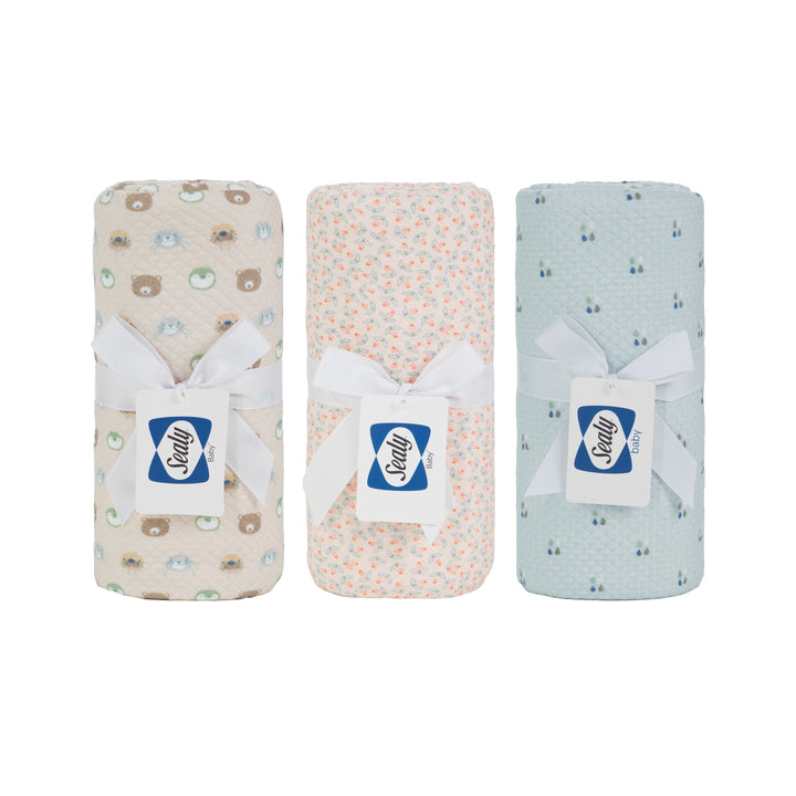 Sealy Baby Printed Knit Blanket