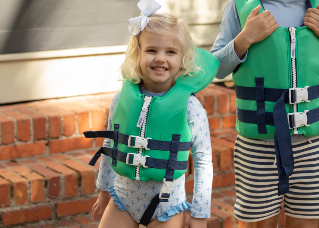 Green USCG Life Jacket (0-30 lbs)