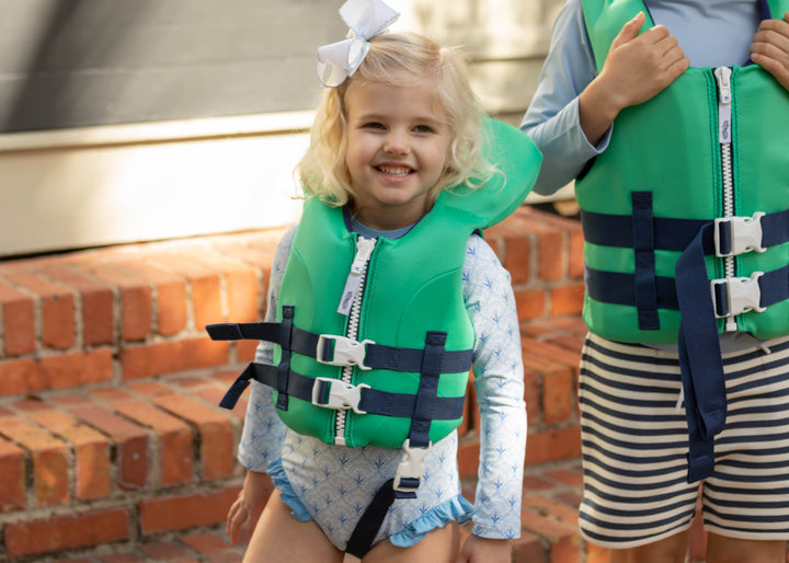 Green USCG Life Jacket (0-30 lbs)