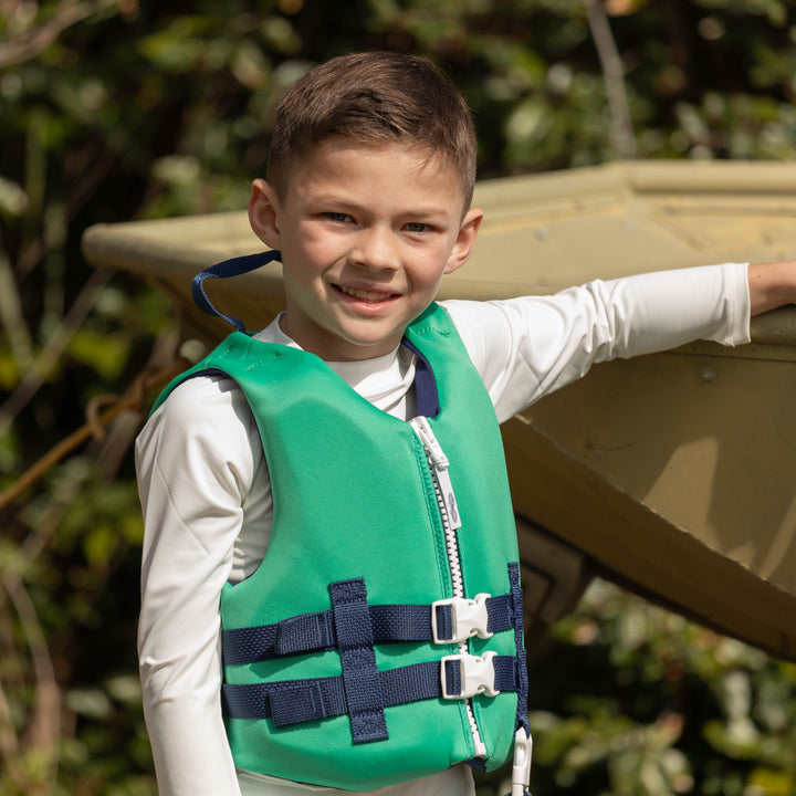 Green USCG Life Jacket (30-50 lbs)