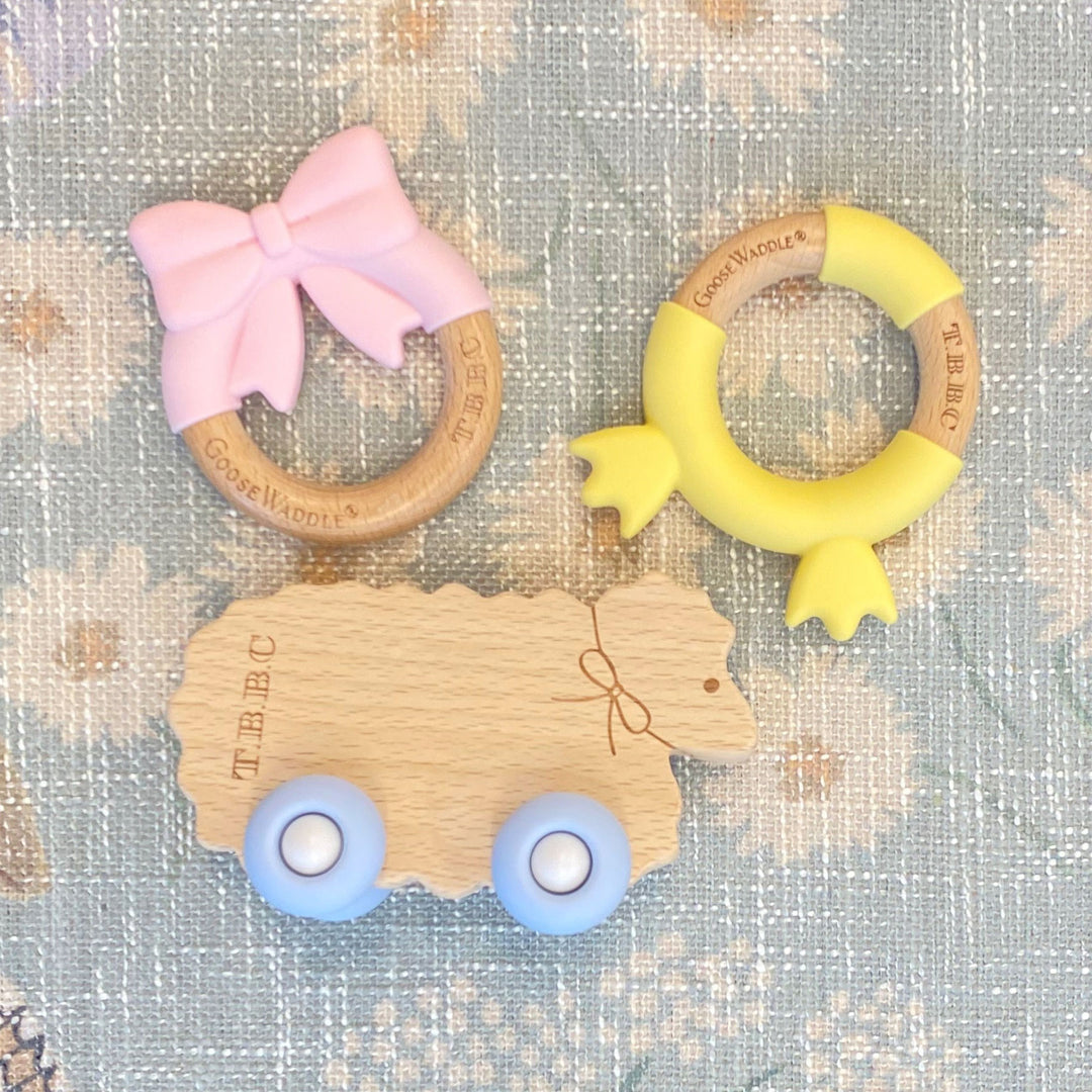 The Beaufort Bonnet Company Yellow Duck Feet Teether