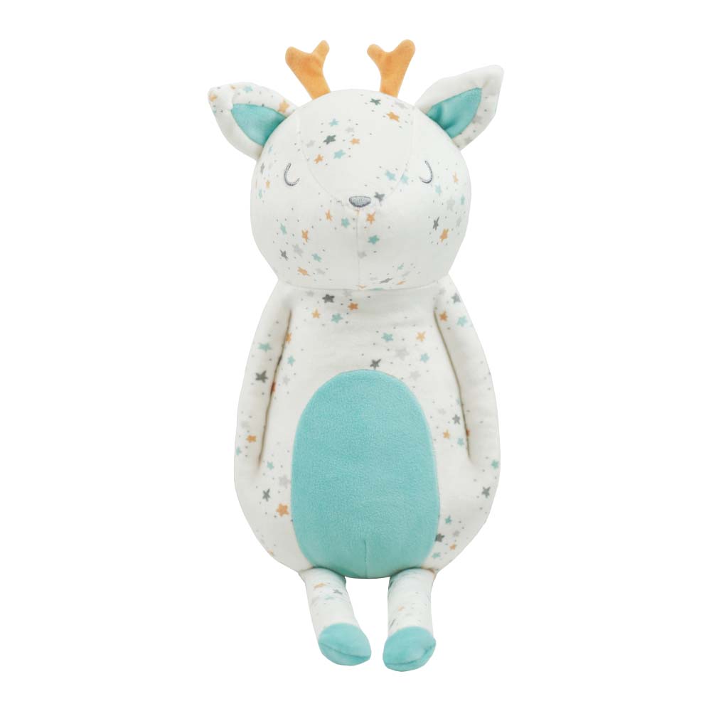 Leo Reindeer Mini Printed Plush Goosewaddle Newborn Baby Blankets leo-reindeer-mini-printed-plush-goosewaddle-newborn-baby-blankets