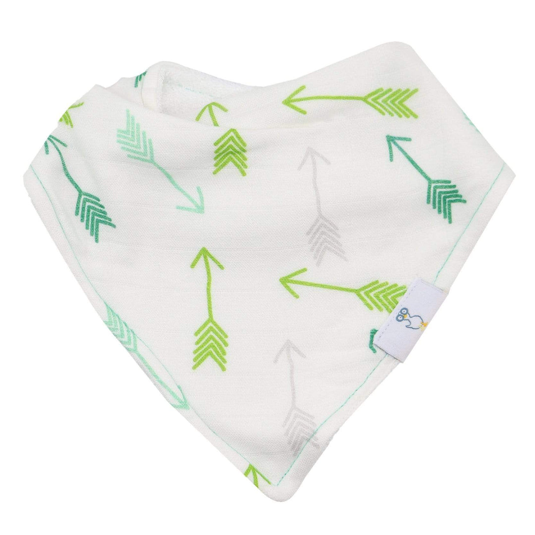 Goosewaddle 2 PK Muslin & Terry Cloth Bib Set Brother/Arrows