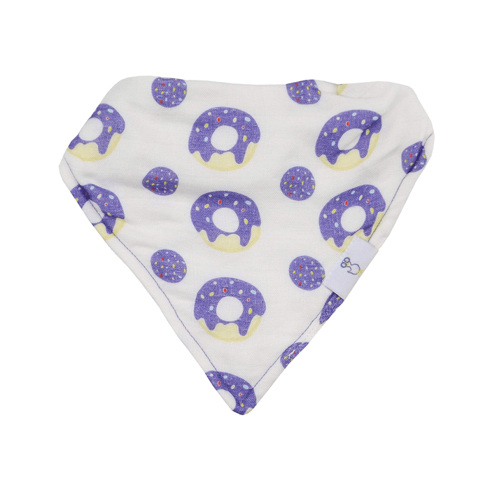 Goosewaddle 2 Pack Muslin & Terry Cloth Bib Set Donut