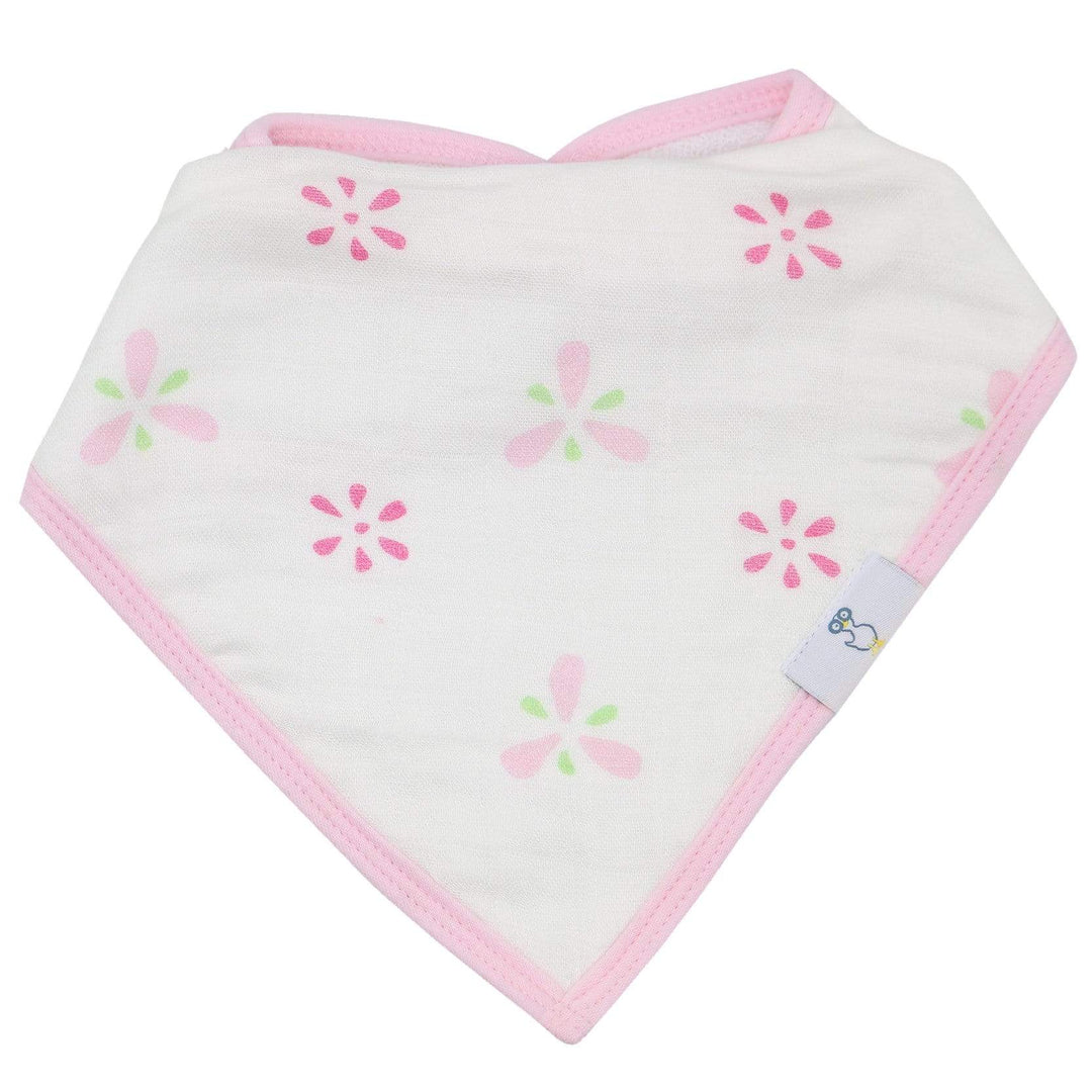 Goosewaddle 2 Pack Muslin & Terry Cloth Bib Set, Watermelon Popsicles and Stripes