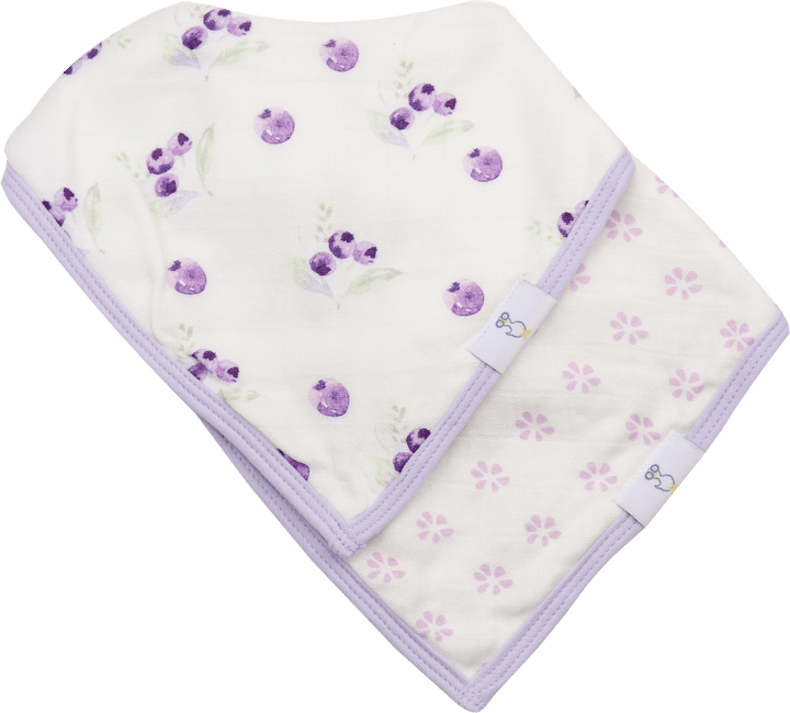 GooseWaddle Bib and Teether Set Lavender