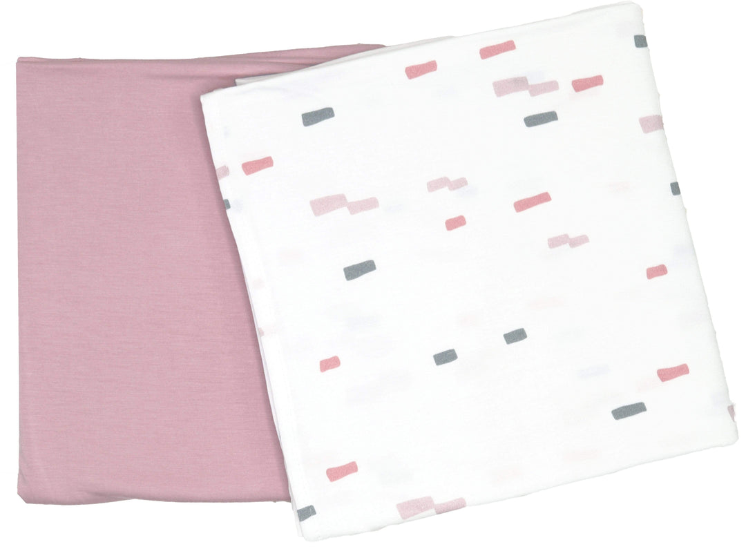 GooseWaddle Blanket Brick and Lavender Swaddle Blanket 2 Pack