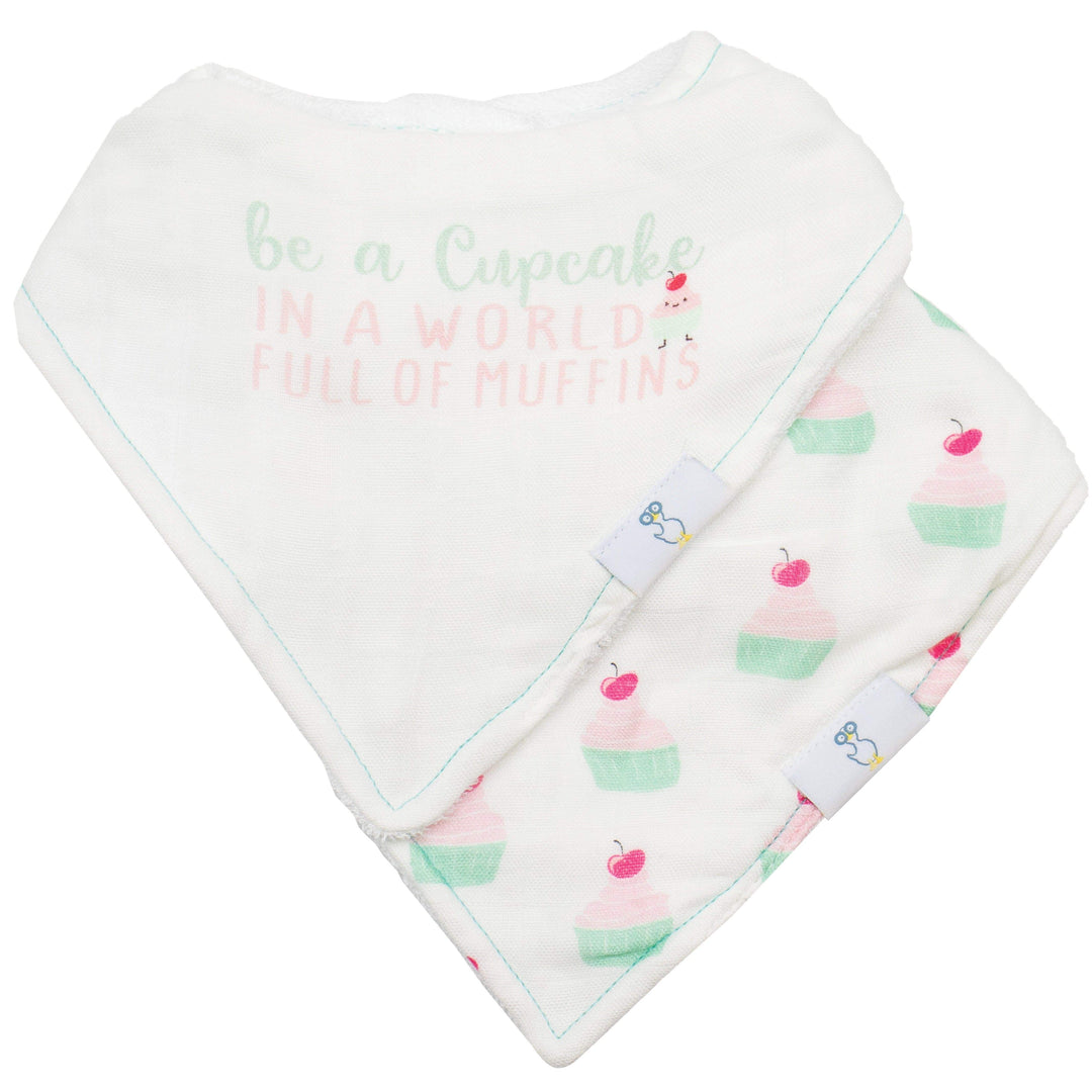 GooseWaddle Cupcake Bib and Teether Set