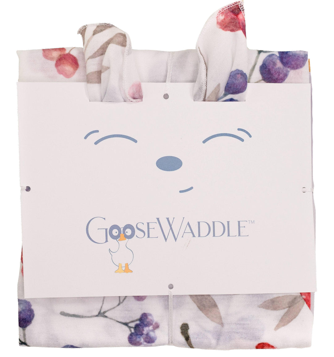 Goosewaddle GooseWaddle 2pk Receiving Blanket Ginger Deer/Berries