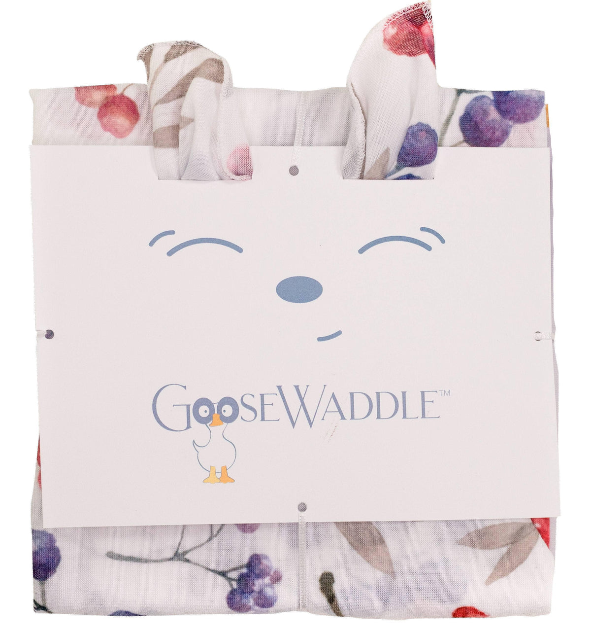 Goosewaddle GooseWaddle 2pk Receiving Blanket Ginger Deer/Berries