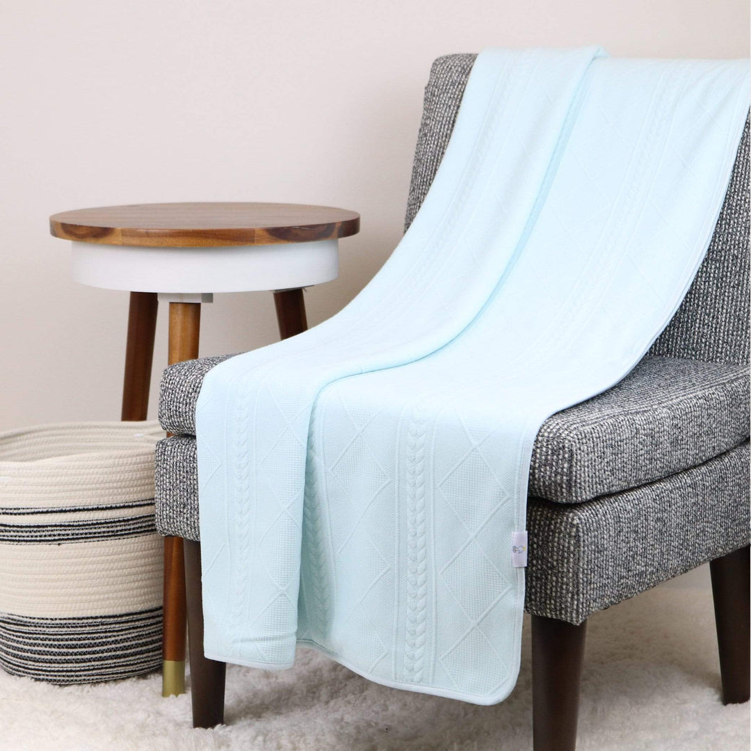 GooseWaddle Mint Knit Throw - 50"x60"