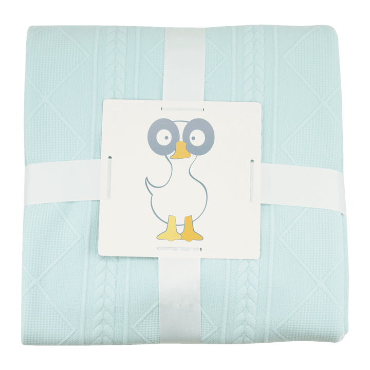 GooseWaddle Mommy & Me Knit Blanket Set - Mint