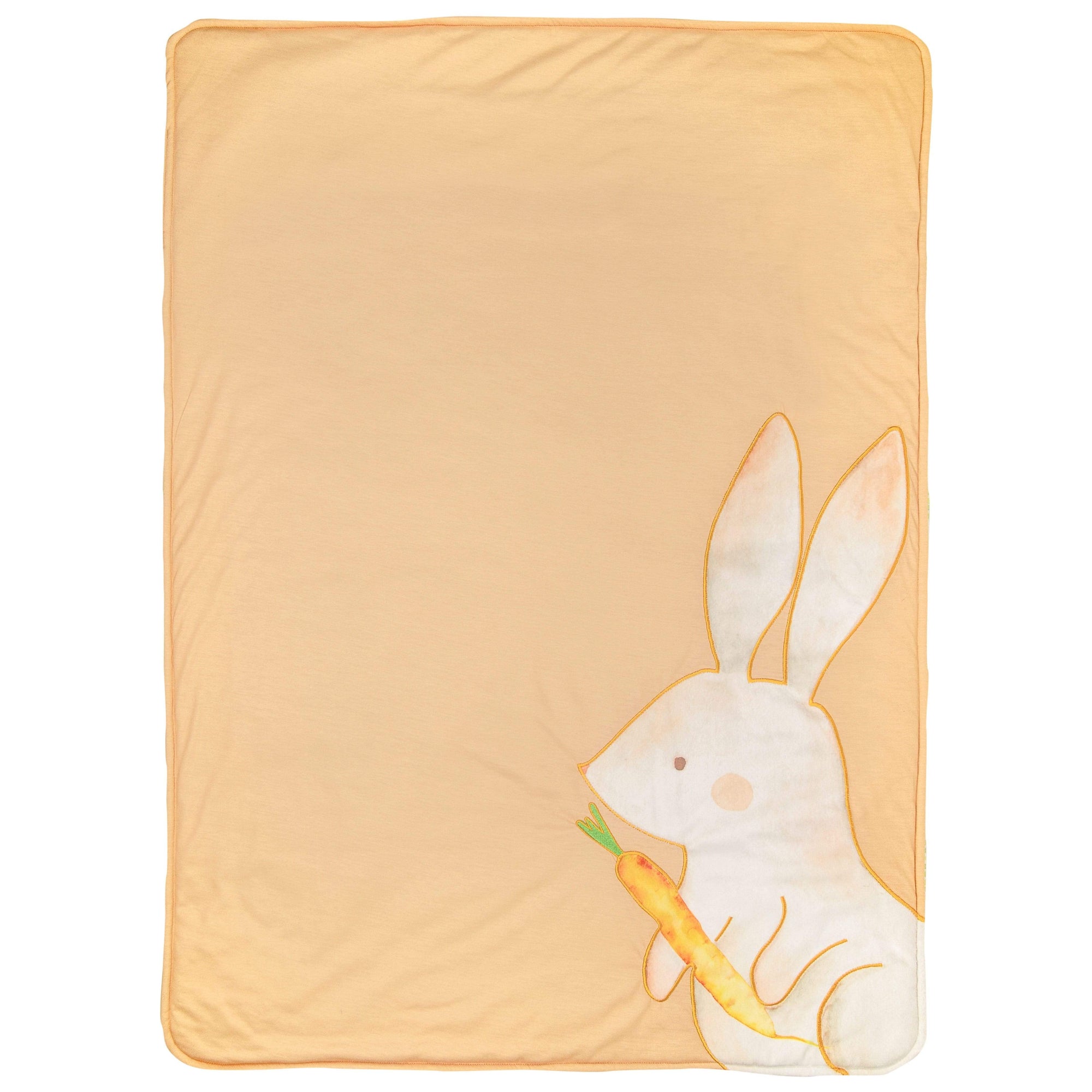 Goosewaddle Parsnip Bunny Appliqué Baby Blanket