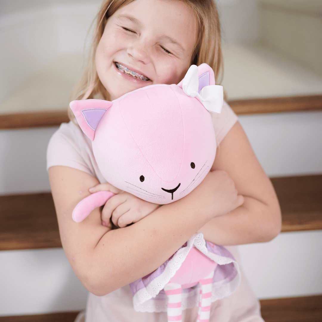 Goosewaddle Plush Lucy Kitty Plush Doll with Dress