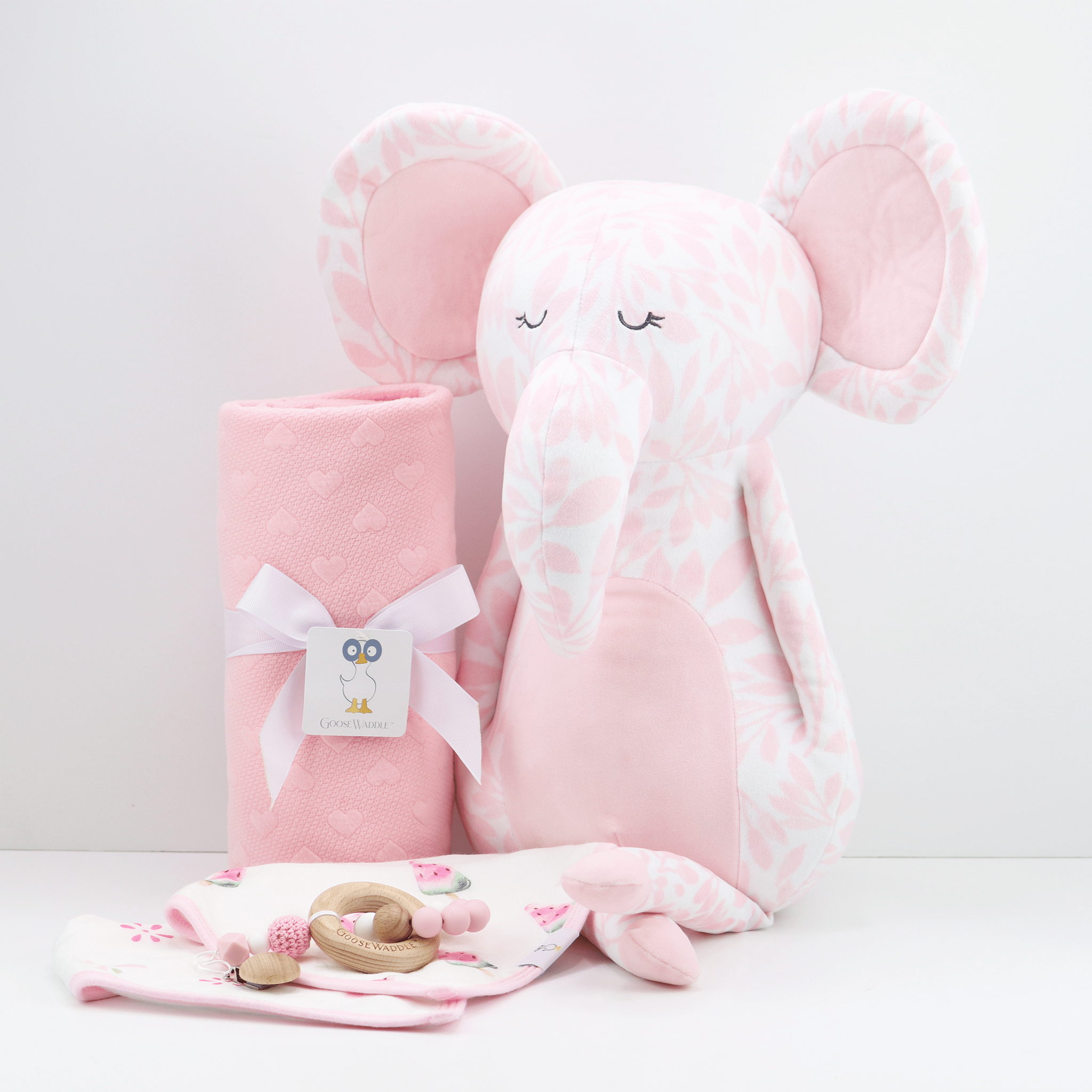 Super Soft Plush Poppy Elephant GooseWaddle Goosewaddle