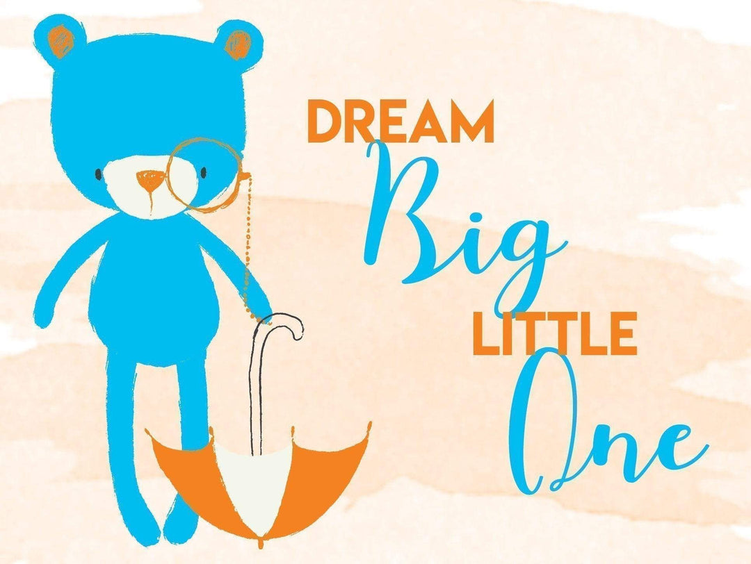 Dream Big Little One Design on Blanket