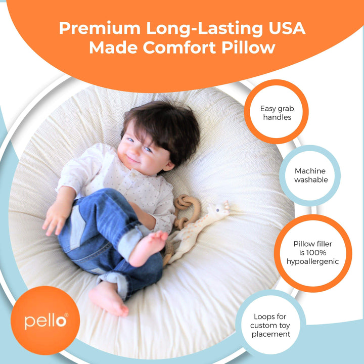 Pello Baby Oxford Infant Floor Pillow